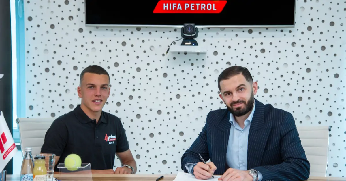 Mladi teniski talenat Ivan Biletić novo zaštitno lice kompanije Hifa Petrol