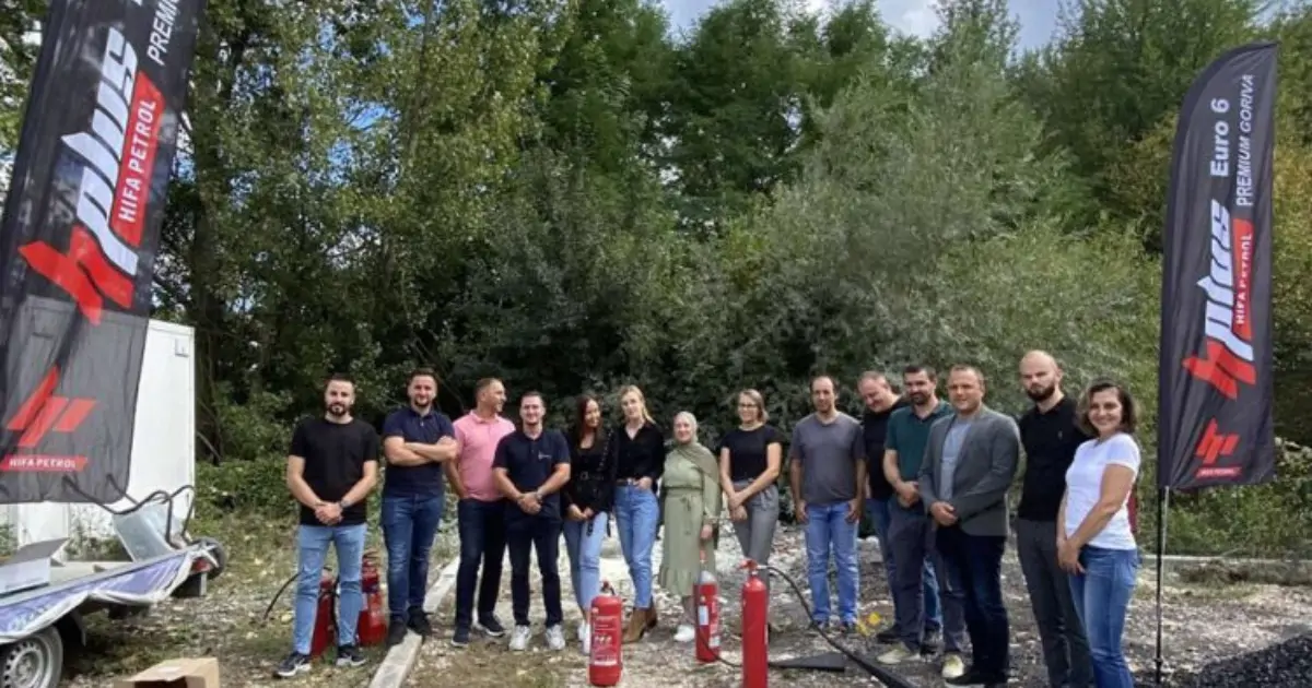 Hifa Petrol organizovala obuku o zaštiti od požara za svoje uposlenike